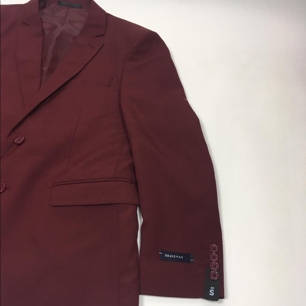 Braveman slim fit 3 piece suit 40S/34W - Picture 7 of 8